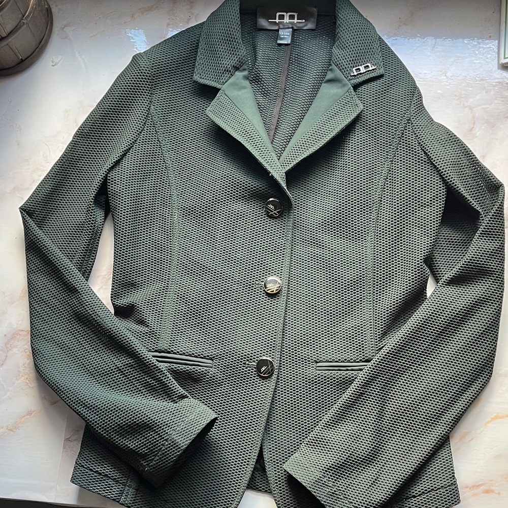 Childs13-14years Equestrian Riding  Show Jacket Alessandro Albanese Mesh AA